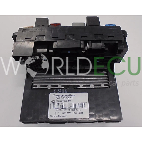 COMFORT CONTROL MODULE BSI BSM SAM MERCEDES BENZ 002 545 93 01, 0025459301, 5DK 007 973-20, 5DK007973-20