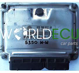 MOTORSTEUERGERÄT ECU STEUERGERAT SKODA FABIA 1.9 SDI 038906012AN BOSCH 0281010107, 0 281 010 107, 038 906 012 AN