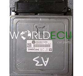 ECU ENGINE CONTROLLER  AUDI A3 03G906018 DH, 03G906018DH, 5WP45548 AE, 5WP45548AE