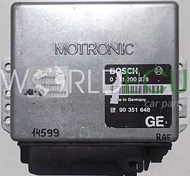 CENTRALINA MOTORE 2.0 C20NE OPEL CALIBRA VECTRA BOSCH 0261200376, 0 261 200 376, 90531648, 90 531 648
