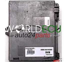 CALCULATEUR MOTEUR RENAULT 25 TXI 2.0, S101265102 A, S101265102A, HOM7700745983, 77007459983