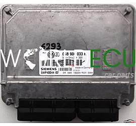 CENTRALINA MOTORE VW VOLKSWAGEN PASSAT 2.0 AZM SIEMENS 5WP40044 02, 06B 906 033 H, 06B906033H