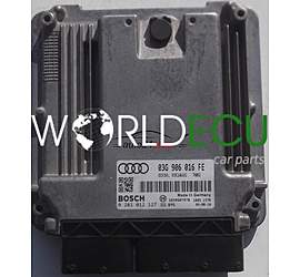 ECU ENGINE CONTROLLER AUDI A4 1.9 TDI 03G906016FE, 03G 906 016 FE, BOSCH 0281012127, 0 281 012 127, DIESEL EDC16U31 7002 1039S07978