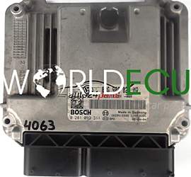 CENTRALINA MOTORE VW VOLKSWAGEN PASSAT 2.0 TDI 03G906021MR, 03G 906 021 MR BOSCH 0281013311, 0 281 013 311