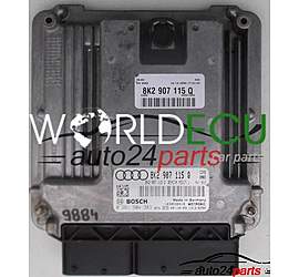 ECU ENGINE CONTROLLER AUDI A4 A5 2.0 TFSI BOSCH 0 261 S04 383, 0261S04383, 8K2 907 115 Q, 8K2907115Q