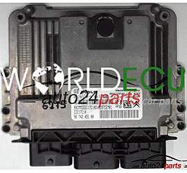 CENTRALINA MOTORE CITROEN PEUGEOT 1.6 HDI BOSCH 0 281 015 847, 0281015847, 96 742 451 80, 9674245180, 9666729580