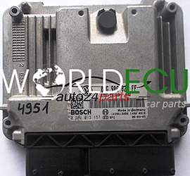 CENTRALINA MOTORE VW VOLKSWAGEN CADDY 1.9 TDI 03G906021FF, 03G 906 021 FF, BOSCH 0 281 013 157, 0281013157, DIESEL EDC16U34 8183, 1039S13099