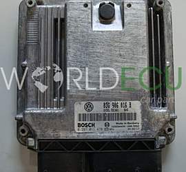 CENTRALINA MOTORE VW VOLKSWAGEN GOLF 1.9 TDI 03G 906 016 B, 03G906016B, BOSCH 0 281 011 478, 0281011478, DIESEL EDC16U1 5645, 1039S04434