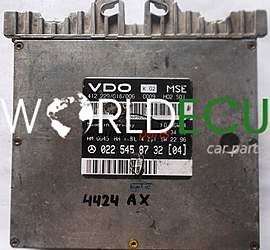 ECU ENGINE CONTROLLER MERCEDES W202 C180 1.8 A0225458732, 0225458732, A 022 545 87 32, 412.229/018/006, 412229018006