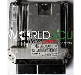 CENTRALINA MOTORE VW VOLKSWAGEN T5 2.0 TDI 03L906022CD, 03L 906 022 CD, 03L907309K, 03L 907 309 K, BOSCH 0281016375, 0 281 016 375, DIESEL EDC17CP20 CAAB 5561 1039S37298