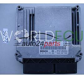 Engine control unit - ECU controllers MERCEDES VITO 2.2 CDI BOSCH 0 281 012 355, 0281012355, A 646 150 07 91, A6461500791, CR3.31