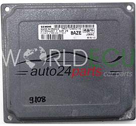 Centralina motore FORD FOCUS 1.6 16V, SIEMENS S118944001 F, S118944001F, 5M51-12A650-HE, 5M5112A650HE, 8AZE, SIM29