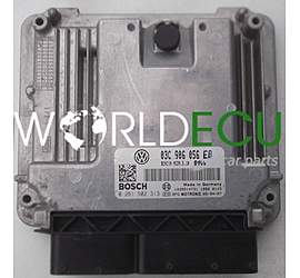 CENTRALINA DO MOTORE SKODA OCTAVIA 1.6 FSI BOSCH 0 261 S02 313, 0261S02313, 03C 906 056 EB, 03C906056EB, MED9.5.10