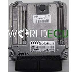 ECU ENGINE CONTROLLER AUDI A5 3.0 TDI BOSCH 0 281 018 148, 0281018148, 8K5 907 311, 8K5907311