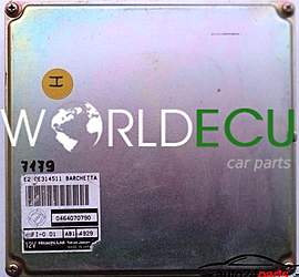 CENTRALINA MOTORE FIAT BARCHETTA 1.8 0464070790