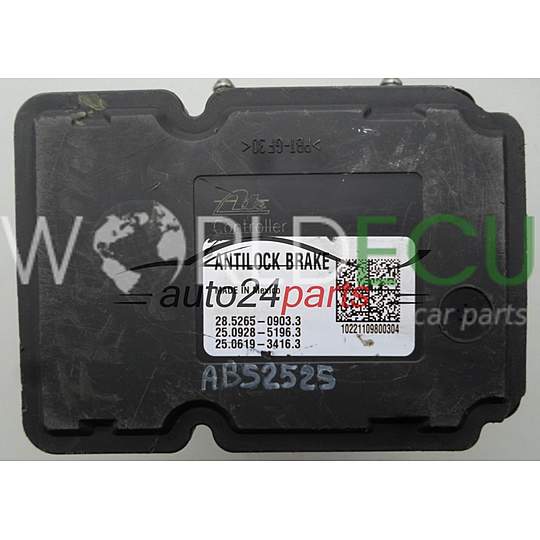 ABS POMPA CENTRALINA CHRYSLER P68071998AC, 25.0212-1720.4, 25021217204, 28.5265-0903.3, 28526509033