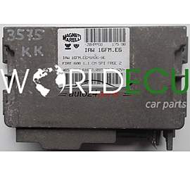 CENTRALINA MOTORE FIAT SEICENTO 600 1.1 IAW16FM.E6, IAW 16FM.E6/6A36-BE, 46534753, 6160209702, 61602.097.02