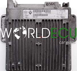 CALCULATEUR MOTEUR RENAULT TWINGO 1.2, PLF 7700107196, 16319.054, 16319054, HOM 7700105559, 7700107250, 0N9V3367