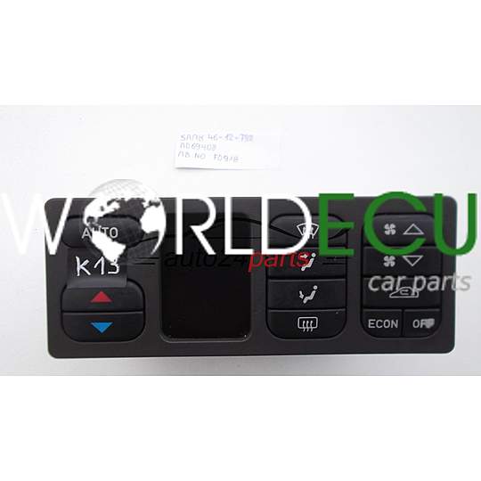 HEATING AND AIR CONDITIONING CONTROL PANEL SWITCH CLIMATRONIC SAAB 93