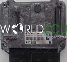 MOTORSTEUERGERÄT ECU STEUERGERAT OPEL VECTRA SIGNUM BOSCH 0 281 012 534, 0281012534, 55 197 150, 55197150, 1039S11520