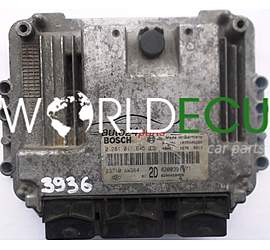ECU ENGINE CONTROLLER NISSAN RENAULT 1.9 DCI BOSCH 0281011645, 0 281 011 645, 23710AW364 2D, 23710 AW364 2D
