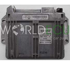 Centralina do motore RENAULT TWINGO 1.2 Sagem 21652596-4, 216525964, 7700112875, HOM 7700105560