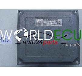 ECU ENGINE CONTROLLER FORD FIESTA SIEMENS S120977315 F, S120977315F, FoMoCo 6S61-12A650-FF, 6S6112A650FF, 2CJF