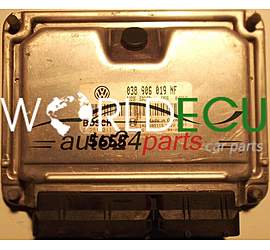 CENTRALINA DO MOTORE SKODA FABIA 1.9 TDI BOSCH 0281011825, 0 281 011 825, 038906019NF, 038 906 019 NF