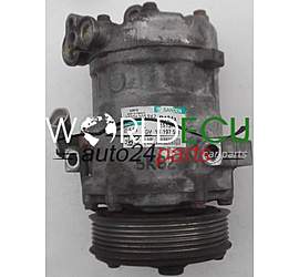 Compressore aria condizionata A/C climatizzatore OPEL CORSA C COMBO MERIVA 1.3 CDTI Y13DT Z13DT Z13DTJ SANDEN SD6V10, GM 13 197 538 GW2, 13197538 GW2, 1513F