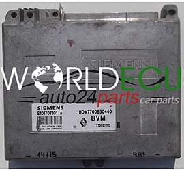 CALCULATEUR MOTEUR RENAULT 19 SIEMENS S101707101 B, S101707101B, 7700850440, 7700271113