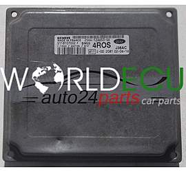 ECU ENGINE CONTROLLER FORD FIESTA 1.4 SIEMENS S118107002 F, S118107002F, 2S6A-12A650-SE, 2S6A12A650SE, 4ROS, SIM22
