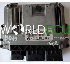 ECU ENGINE CONTROLLER MINI ONE BMW BOSCH 0261201966, 0 261 201 966, DME 7600020, 7 600 020 -01, 1039S20906