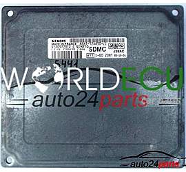 CENTRALINA DO MOTORE  FORD FIESTA FUSION 1.4 6S6112A650LC SIEMENS SIM210 S120977312C, S120977312 C, 6S61-12A650-LC 5DMC