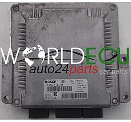 ECU ENGINE CONTROLLER CITROEN XSARA PICASSO 2.0 HDI BOSCH 0 281 011 518, 0281011518, 96 583 731 80, 9658373180, 9640938680, EDC15C2