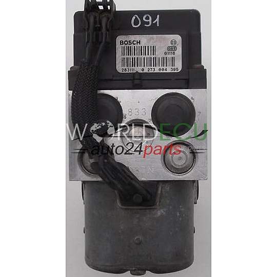 POMPE HYDRAULIQUE ET CALCULATEUR d'ABS RENAULT MEGANE SCENIC CLIO ALIZE 2.0 16V F4R 740 BOSCH 0 265 216 732,0265216732, 0 273 004 395, 0273004395, 0 273 004 394, 0273004394, 7700 432 643, 7700432643