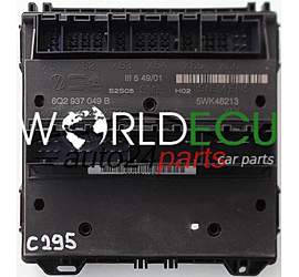 Centralina de comando do sistema confort  BORDNETZSTEUERGERÄT SEAT SKODA VOLKSWAGEN SIEMENS 5WK48213, 6Q2937049B, 6Q2 937 049 B