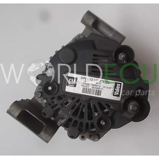 thumbnail image 2 of 3A2817 Alternator For Vauxhall Agila Astra Combo Corsa Meriva Tigra 1.3 CDTI (DENSO/VALEO - UK Made) 2 of 6