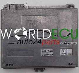 ECU ENGINE CONTROLLER RENEAULT 25 S100800204, 7700726992