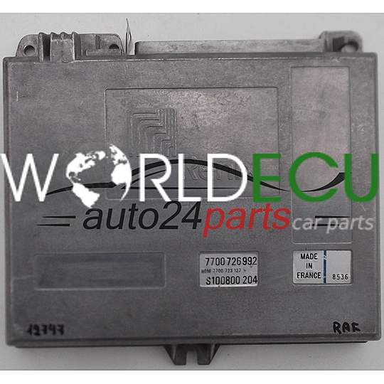 ECU ENGINE CONTROLLER RENEAULT 25 S100800204, 7700726992