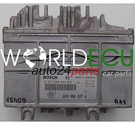 ECU ENGINE CONTROLLER VOLKSWAGEN SEAT CORDOBA IBIZA BOSCH 0 261 204 054/055, 0261204054, 0261204055, 6K0 906 027 A, 6K0906027A