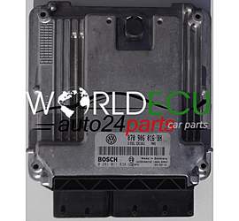CENTRALINA MOTORE VW VOLKSWAGEN T5 2.5 TDI 070906016BH, 070 906 016 BH, BOSCH 0 281 011 838, 0281011838, DIESEL EDC16U1 7002, 1039S08232