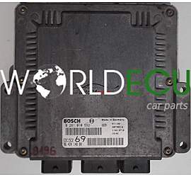 БЛО0К УПРАВЛЕНИЯ ДВИГАТЕЛЕМ PEUGEOT 306 2.0 HDI, BOSCH 0 281 010 592, 0281010592, EDC15C269, 96 420 148 80, 9642014880