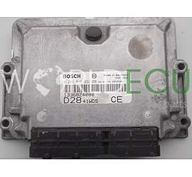 ECU ENGINE CONTROLLER FIAT DUCATO PEUGEOT BOXER CITROEN JUMPER 2.8 HDI JTD BOSCH 0281010932, 0 281 010 932, 1336824080, D2841AWFS CE, 1039S00191