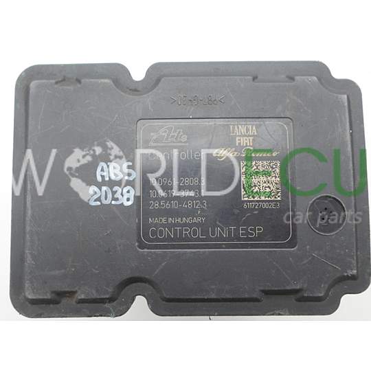 ABS POMPA CENTRALINA FIAT LANCIA ALFA ROMEO GULIETTA 00051901331, ATE 10.0212-0721.4, 10021207214, 10.0961-2808.3, 10096128083, 28.5610-4812.3, 28561048123