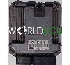 ECU ENGINE CONTROLLER VW VOLKSWAGEN TOUAREG 5.0 TDI, BOSCH 0 281 010 736, BOSCH 0281010736, 070 906 016 D, 070906016D, 1039S02144