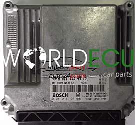 ECU ENGINE CONTROLLER MERCEDES SPRINTER 2.2 CDI A6111534979, A 611 153 49 79, 6111534979, BOSCH 0281011176, 0 281 011 176 Q01 ED6050 CR3 31 MQ5+MF8 1039S00569