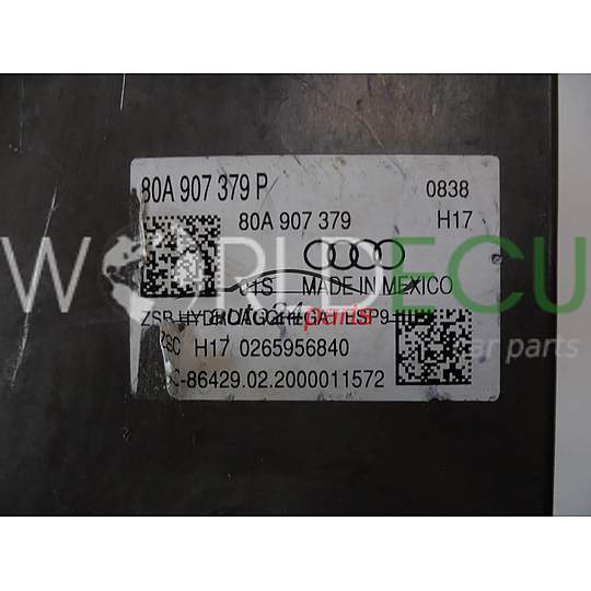BOMBA HIDRAULICA Y CENTRALITA ABS AUDI 0265291727 80A614517P 80A907379 0265956840