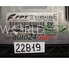 БЛОК УПРАВЛЕНИЯ ДВИГАТЕЛЕМ FIAT ALFA 500 LANCIA 1.4 TSI BOSCH 0 261 201 756, 0261201756, 51854166
