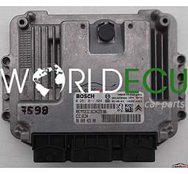 ECU ENGINE CONTROLLER CITROEN C3 1.6 HDI BOSCH 0 281 011 804, 0281011804, 96 609 423 80, 9660942380, 9653958980