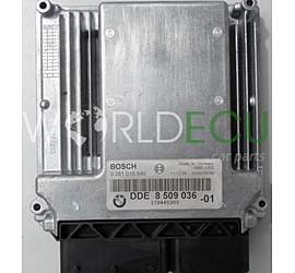 CENTRALINA MOTORE BMW X5 E70 3.0D BOSCH 0281016640, 0 281 016 640, DDE 8509036, DDE8509036, 8 509 036 -01